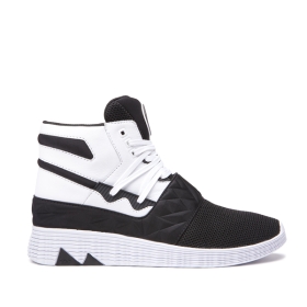 Supra JAGATI Høye Sneakers Herre Svart/Hvite | NO-57544